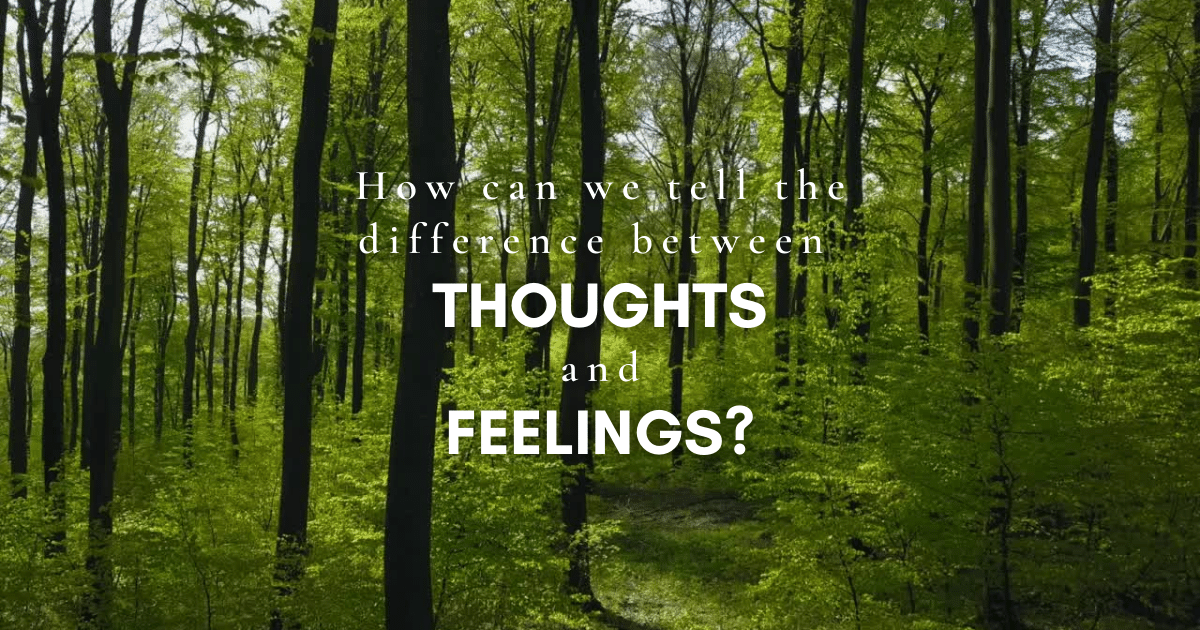 How can we tell the difference between thoughts and feelings? - Deepak ...